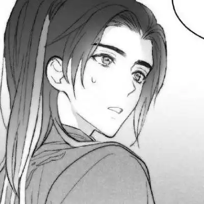 手绘黑白漫动漫男生头像