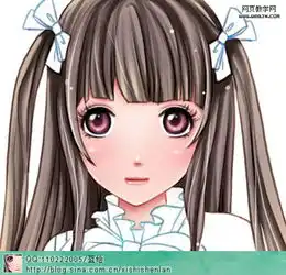 ps鼠绘教程鼠绘非常可爱的卡通人物头像photoshop实际应用软件教程设计资讯