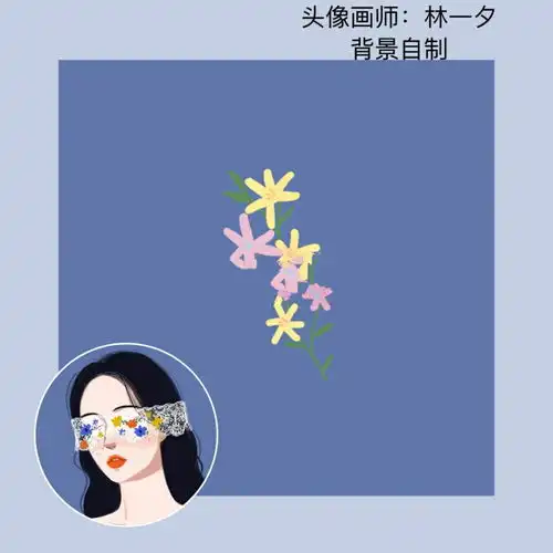 蓝色系动漫女生头像套图世界很暗,然后你来了,带着星星和月亮