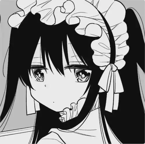 二次元黑白漫画头像最感动的告白是带我回家