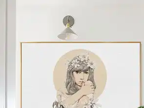北欧简约文艺素雅卡通手绘花环女孩抽象艺术装饰画图片设计素材高清模板下载17.75mb小清新装饰画大全