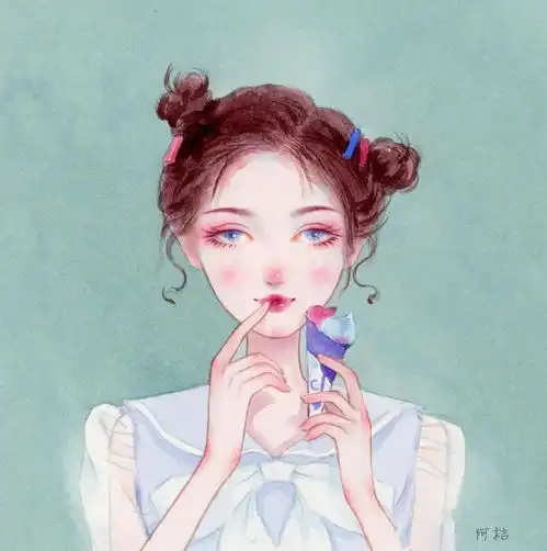 卡通头像可爱清新的小仙女来啦