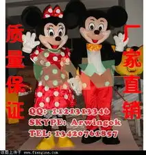 米奇米妮劲爆价258元佛山嘉年华卡通服装