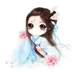 动漫q版人物古装二次元可爱插画