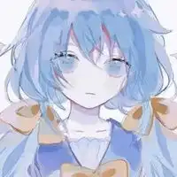 动漫女生头像唯美蓝白浅蓝色系动漫女生头像