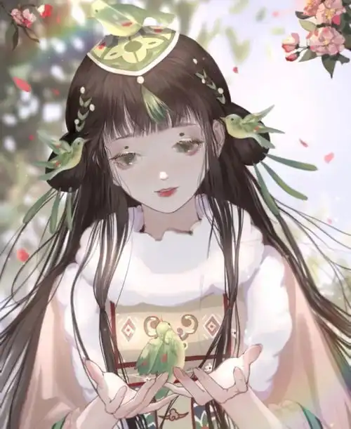 仙气古风美女壁纸我的梦是温柔秋夜里的清风与月白,与你