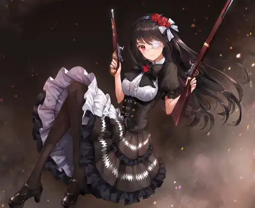 cg韩国大佬画师lunacle的笔下的黑长发妹纸