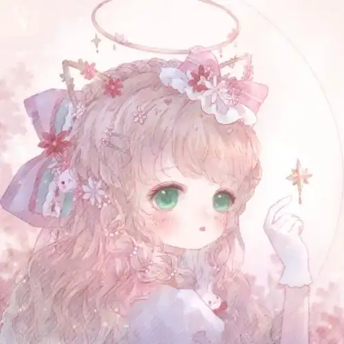 动漫闺蜜头像人间本不该令我这么欣喜的但是你来了