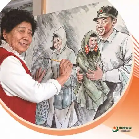 丹青寄深情笔墨绘英雄,她用画笔弘扬雷锋精神