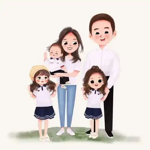 一家五口的头像