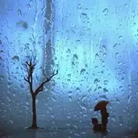 伤感下雨天头像下雨天淋雨伤感头像