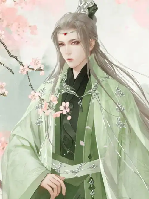 古风男生头像泪眼问花花不语,乱红飞过秋千去