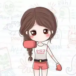 甜萌小仙女卡通微信头像