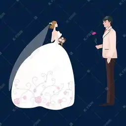 手绘卡通结婚公仔素材图片免费下载高清psd千库网图片编号10383666