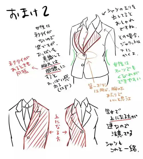画霸道总裁与贵族的必备西装的画法