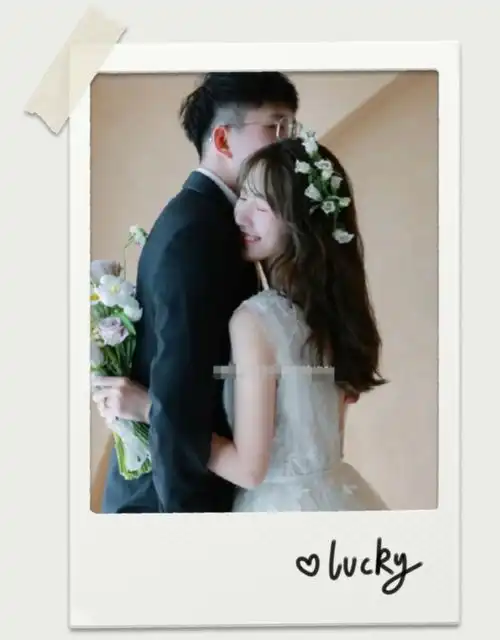曝网红一栗莎子已结婚,婚纱照却遭群嘲,她满脸幸福男友表情严肃
