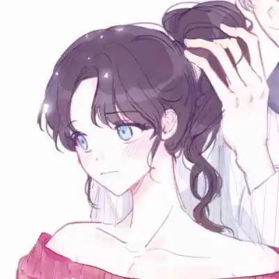 情侣头像一人一半动漫两张西瓜的良人是夏天