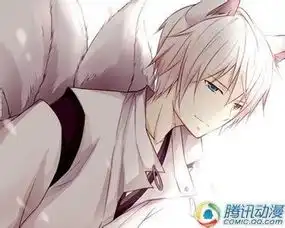 求一个白色头发吧,绿色眼睛的动漫男孩