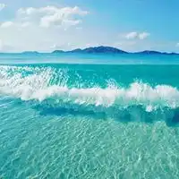 大海的照片唯美图片真实蓝色大海唯美图片