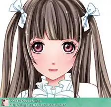 鼠绘可爱动漫女孩照片的ps教程