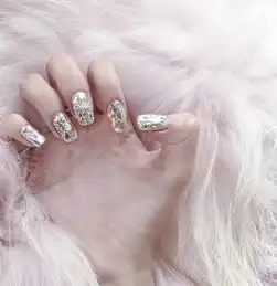 仙气十足的blingbling亮片美甲,人见人爱少女心爆棚了