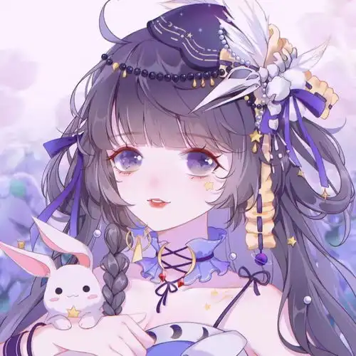 画风绝美动漫女生头像