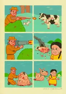 插画艺术反映各种时事与现实层面问题