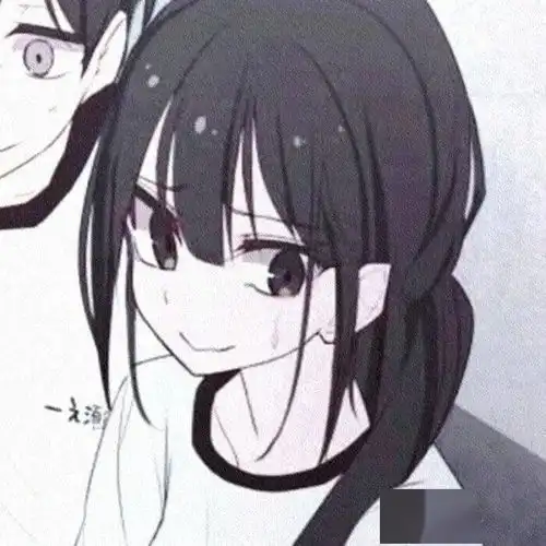 黑白漫画风动漫情头值得保存