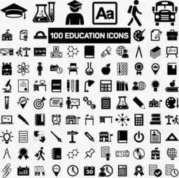 黑色教育科学图标icon矢量png图片素材下载矢量png熊猫办公