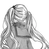 女生动漫头像黑白背影动漫黑白抑郁的女生背影头像