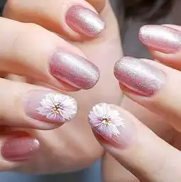可盐可甜的少女心款美甲,变身温柔小仙女,你心动哪一款