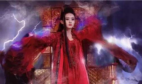 花千骨赵丽颖上演妖神出世,造型美翻了