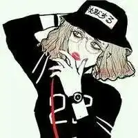 烈艳红唇女生图片