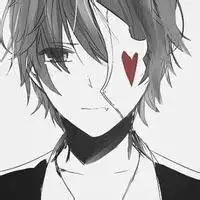 谁给我一些好看帅气的黑白动漫男头像