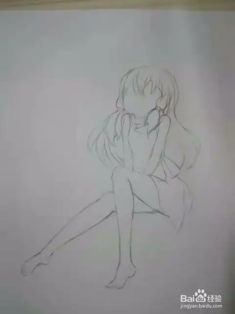 漫画人物手绘起稿教程