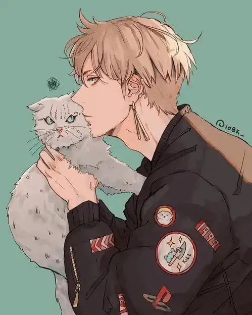 cg原画插画教程糟糕是心动的感觉二次元动漫男生霸道高冷系
