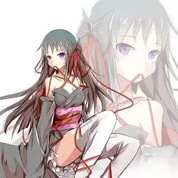 嘴里叼线的可爱少女,动漫头像