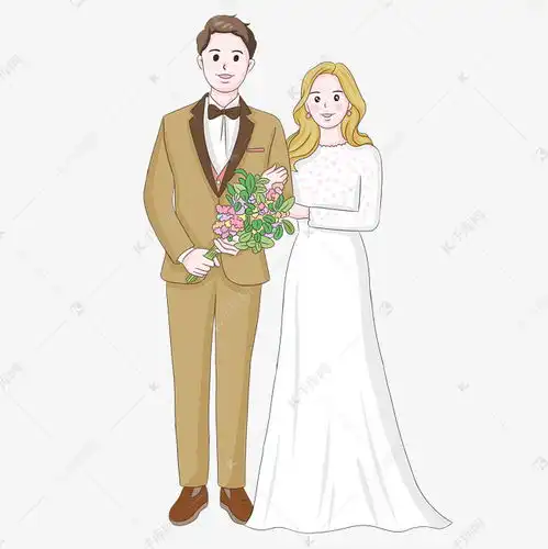 婚礼白色婚纱插画素材图片免费下载千库网