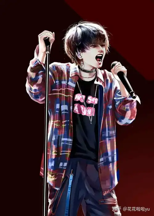 有哪些好看的华晨宇的动漫图片