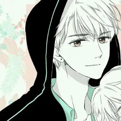 动漫头像黑白情侣一对二次元情侣头像