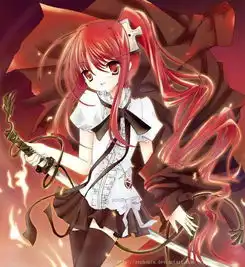 红发绿瞳的动漫美少女啊求图