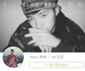 快手怪人阿光的头像原图,能帮忙找到么
