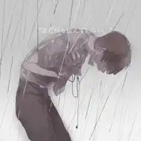 伤感下雨天头像下雨天淋雨伤感头像