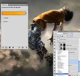 photoshop合成人物被魔力吸噬的震撼场景