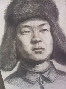 力求雷锋素描头像