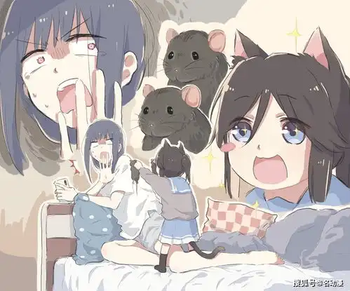 画师lyy一只小猫拟人化漫画作品