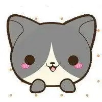 呆萌卡通小猫头像图片微信头像图片大全