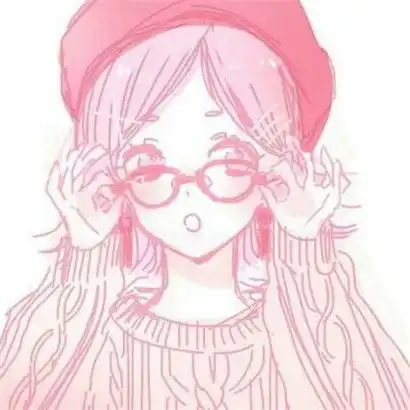 动漫女粉色系列头像,可爱又萌的粉色少女