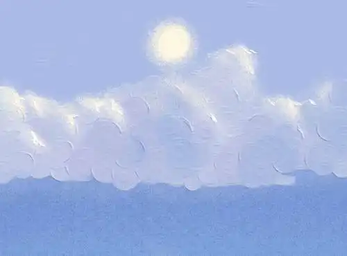 蓝色系背景图灵魂里萌发出淡淡的花