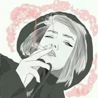 女头像动漫黑白戴帽子微信头像图片大全
